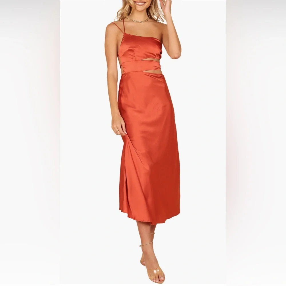 🔥 🔥 Summer Sale! Petal & Pup One-Shoulder Dress - Picture 1 of 7